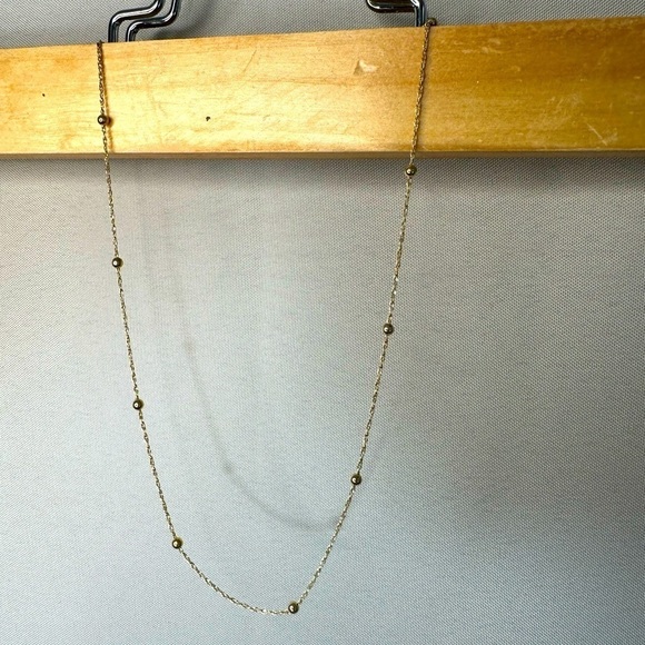 Womens 925 Italy Gold plated Chain Necklace Statement Bib - Picture 3 of 6